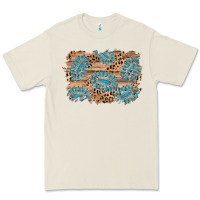 Gemstone Wood Leopard Background Premium Tee | Teevron