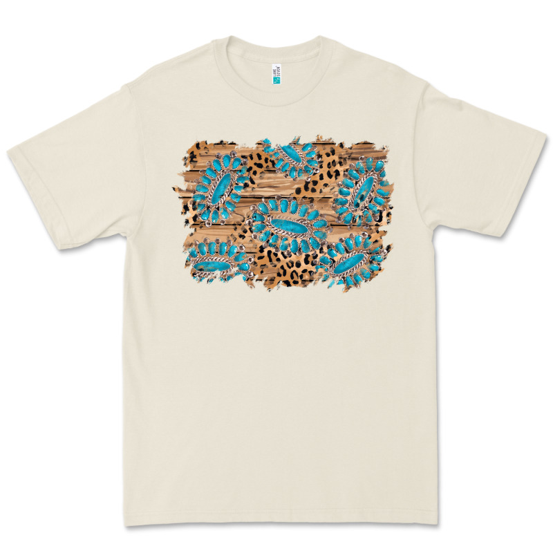 Gemstone Wood Leopard Background Premium Tee by AdoDesignShop | Teevron