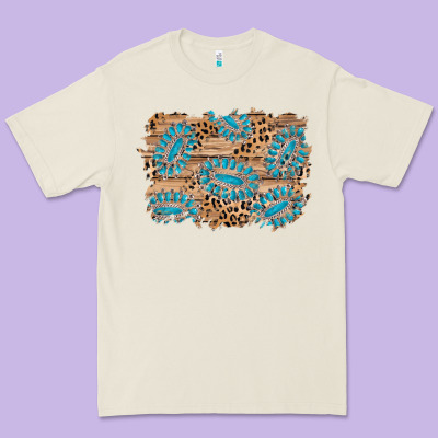 Gemstone Wood Leopard Background Premium Tee Designed By Adodesignshop