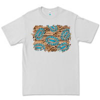 Dove Grey gemstone wood leopard background Premium Tee - AdoDesignShop