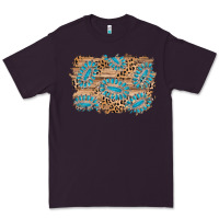 Plum gemstone wood leopard background Premium Tee - AdoDesignShop