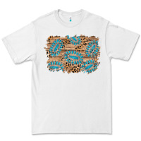 White gemstone wood leopard background Premium Tee - AdoDesignShop