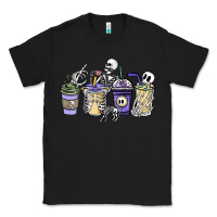 Black skeleton coffee cups Classic Tee - NancyCooperArtShop