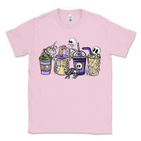 Bubblegum Pink skeleton coffee cups Classic Tee - NancyCooperArtShop