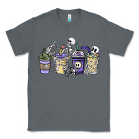 Skeleton Coffee Cups Classic Tee | Teevron