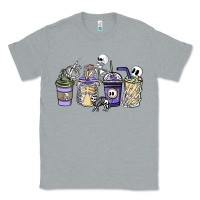 Heather Grey skeleton coffee cups Classic Tee - NancyCooperArtShop
