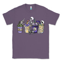 Lavender skeleton coffee cups Classic Tee - NancyCooperArtShop