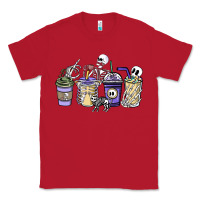 Red skeleton coffee cups Classic Tee - NancyCooperArtShop