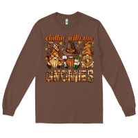 Chestnut chilling with my gnomies bbs Long Sleeve Tee - BundleAndBundleShop