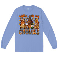 Colony Blue chilling with my gnomies bbs Long Sleeve Tee - BundleAndBundleShop