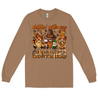 Toasted Coconut chilling with my gnomies bbs Long Sleeve Tee - BundleAndBundleShop