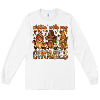 White chilling with my gnomies bbs Long Sleeve Tee - BundleAndBundleShop