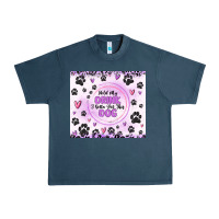 Midnight Navy hold my drink i gotta pet this dog Urban Heavy Tee - MaliasSmallBusiness
