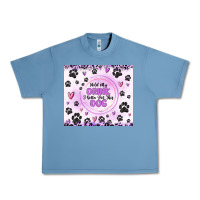 Pebble Blue hold my drink i gotta pet this dog Urban Heavy Tee - MaliasSmallBusiness