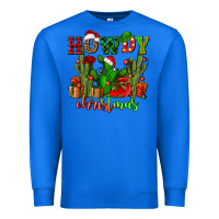 True Royal howdy christmas with cactusses Premium Sweatshirt - CowGirlArtShop