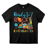 Black ready to rock kindergarten Heavy Core Tee - JahusDesignShop