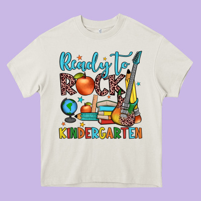 Ready To Rock Kindergarten Heavy Core Tee Designed By Jahusdesignshop