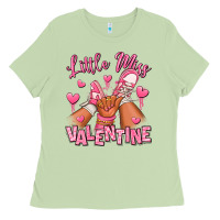 Matcha little miss valentine afro kid sneakers Ladies Tee - RanaPortraitStore