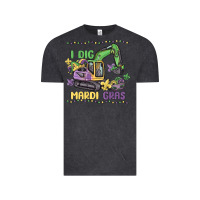 Vintage Black i dig mardi gras Vintage Tee - MaliasSmallBusiness