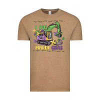 Vintage Coffee i dig mardi gras Vintage Tee - MaliasSmallBusiness