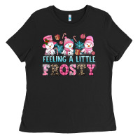 Black feelin' a little frosty Ladies Tee - AdoDesignShop