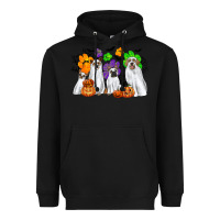 Black ghost dogs Heavyweight Hoodie - CowGirlArtShop