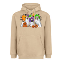 Mushroom ghost dogs Heavyweight Hoodie - CowGirlArtShop