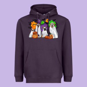 Ghost Dogs Heavyweight Hoodie Designed By Cowgirlartshop