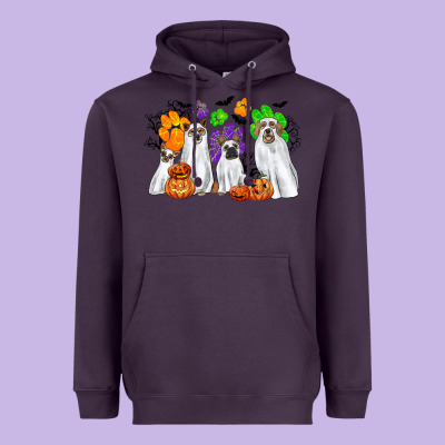 Ghost Dogs Heavyweight Hoodie Designed By Cowgirlartshop