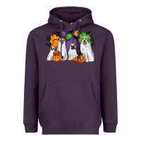 Plum ghost dogs Heavyweight Hoodie - CowGirlArtShop