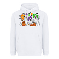 White ghost dogs Heavyweight Hoodie - CowGirlArtShop