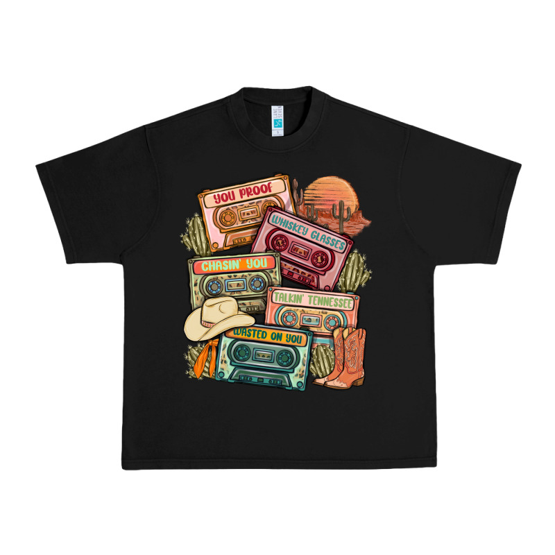 Country Cassette Tapes Urban Heavy Tee by MaliasSmallBusiness | Teevron