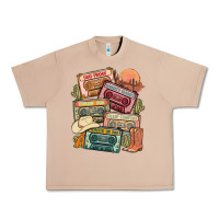 Burro country cassette tapes Urban Heavy Tee - MaliasSmallBusiness