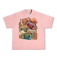 Salmon country cassette tapes Urban Heavy Tee - MaliasSmallBusiness