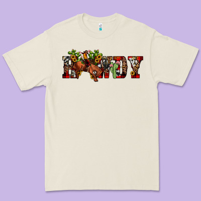 Christmas Howdy Bronco Rodeo Premium Tee Designed By Jahusdesignshop