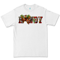 White Christmas Howdy Bronco Rodeo Premium Tee - JahusDesignShop