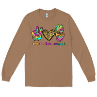 Toasted Coconut peace love summer Long Sleeve Tee - JahusDesignShop