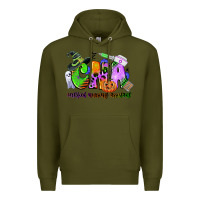 Army Green cna certified nursing assistant halloween Premium Hoodie - CowGirlArtShop