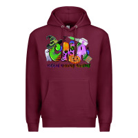 Burgundy cna certified nursing assistant halloween Premium Hoodie - CowGirlArtShop