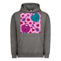 Pigment Tornado valentines day lock and key seamless pattern Urban Hoodie - BundleAndBundleShop