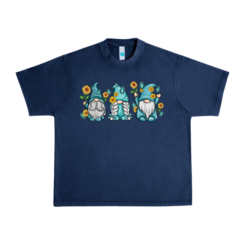 Sunflower Gnomes Urban Heavy Tee by MaliasSmallBusiness | Teevron
