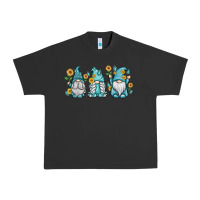 Pigment Black sunflower gnomes Urban Heavy Tee - MaliasSmallBusiness