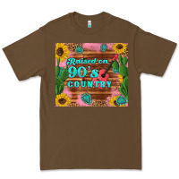 Cacao raised 90's country guitar cactus sunflower's Premium Tee - Artiststas