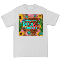 Dove Grey raised 90's country guitar cactus sunflower's Premium Tee - Artiststas