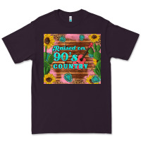 Plum raised 90's country guitar cactus sunflower's Premium Tee - Artiststas