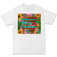 White raised 90's country guitar cactus sunflower's Premium Tee - Artiststas