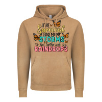 Vintage Camel i have survived too many storms to be bothered by raindrops malia Vintage Hoodie - MaliasSmallBusiness