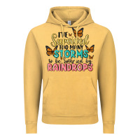 Vintage Mustard i have survived too many storms to be bothered by raindrops malia Vintage Hoodie - MaliasSmallBusiness