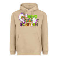 Mushroom say boo and scary on Heavyweight Hoodie - CowGirlArtShop