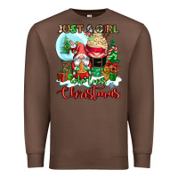 Chestnut just a girl who loves christmas Premium Sweatshirt - CowGirlArtShop